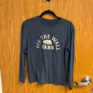 Vans Blue Long Sleeve Shirt